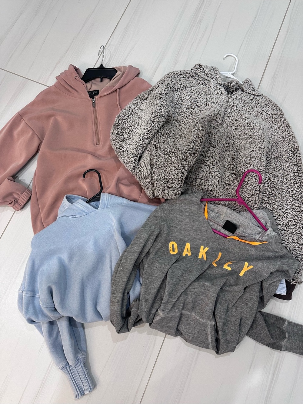 Bundle of hoodies